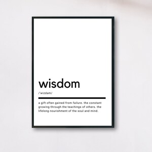 Weisheit Definition, druckbare Wandkunst, Weisheit Poster, Weisheit Zitat, Weisheit bedruckbar, Weisheit Geschenk, Weisheit Wandkunst, Wand-Dekor