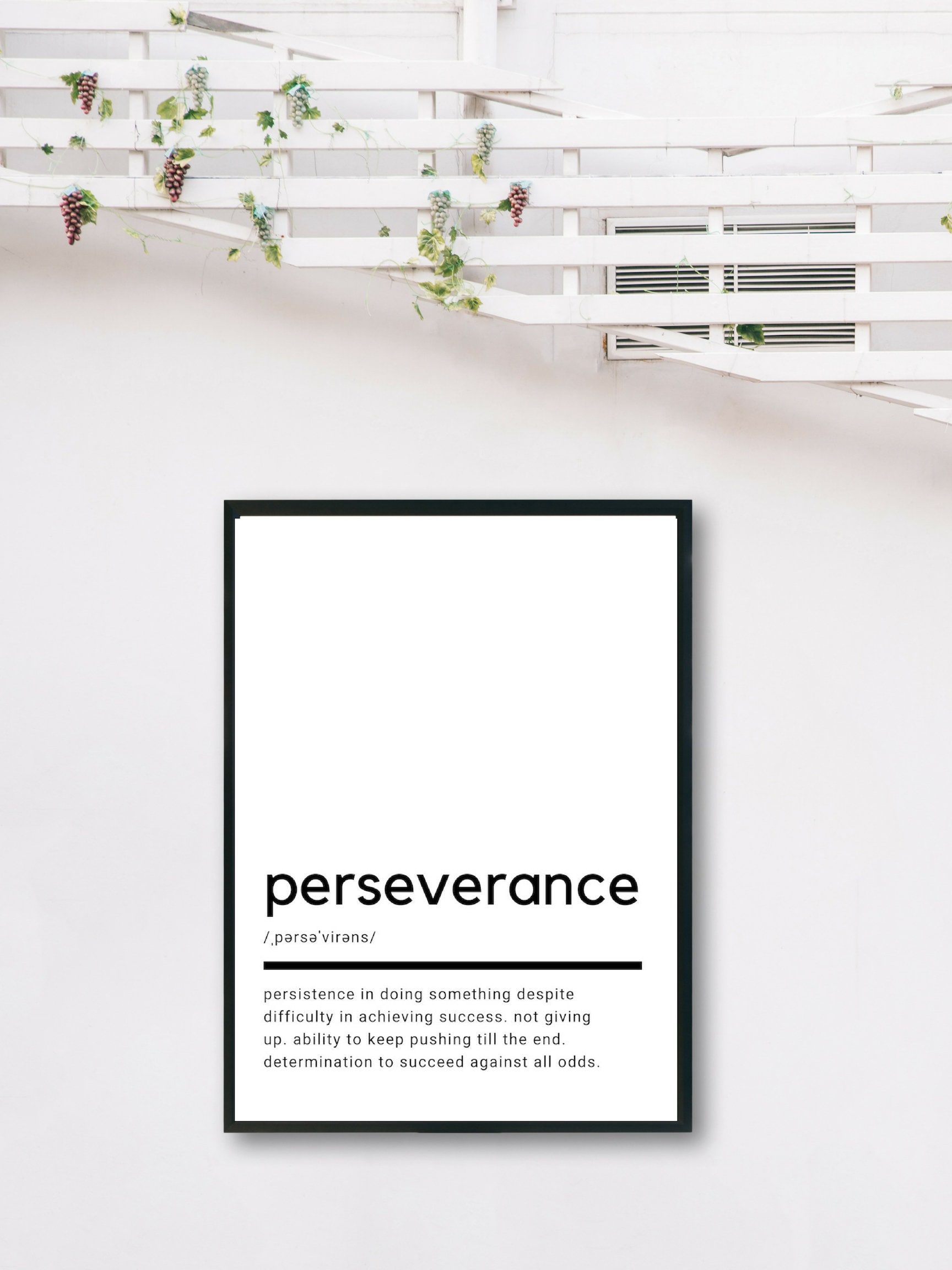 3x3 Planner Card The definition of perseverance 3x3 Planner Card The definition of perseverance