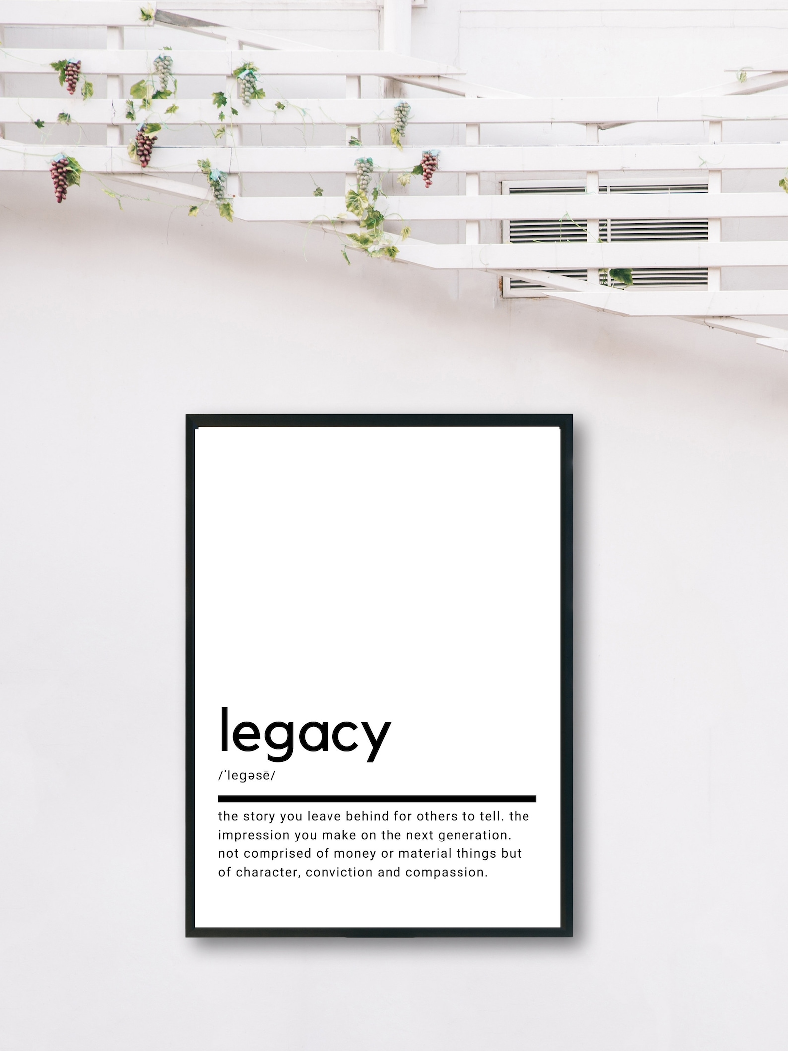 Legacy Definition Printable Wall Art Legacy Poster Legacy Etsy