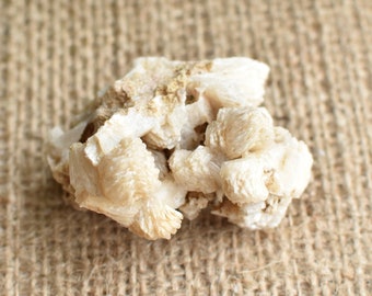 Stilbite crystal cluster. Small Sized Cabinet Specimen.