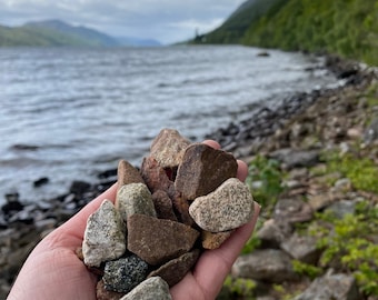 ONE Lake Stone from LOCH NESS. Self Collected in Loch Ness, Scotland - ET121