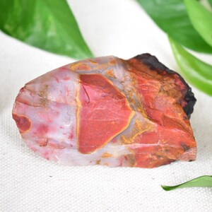 Stunning Rough Agate from near Agouim Morocco. Beautiful red and yellow colors.