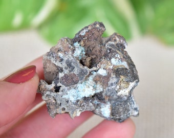 HYDROZINCITE, Hardystonite, and Ternoite specimen from Hettstedt, Germany.