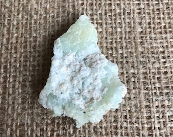 Prehnite and thomsonite specimen. Upper New Street Quarry. Medium/Small size cabinet specimen. New Jersey.