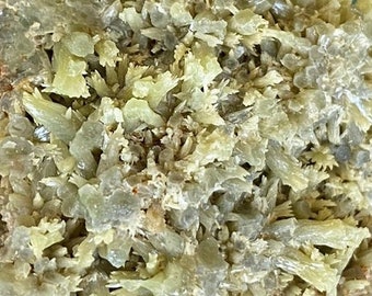 Beautiful Light Green PYROMORPHITE Crystal Cluster.