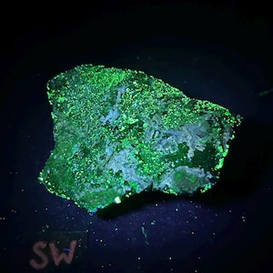 Fluorescent Willemite and Franklinite specimen. Uv shortwave and longwave. Hamburg Mine, Franklin, NJ - ET130