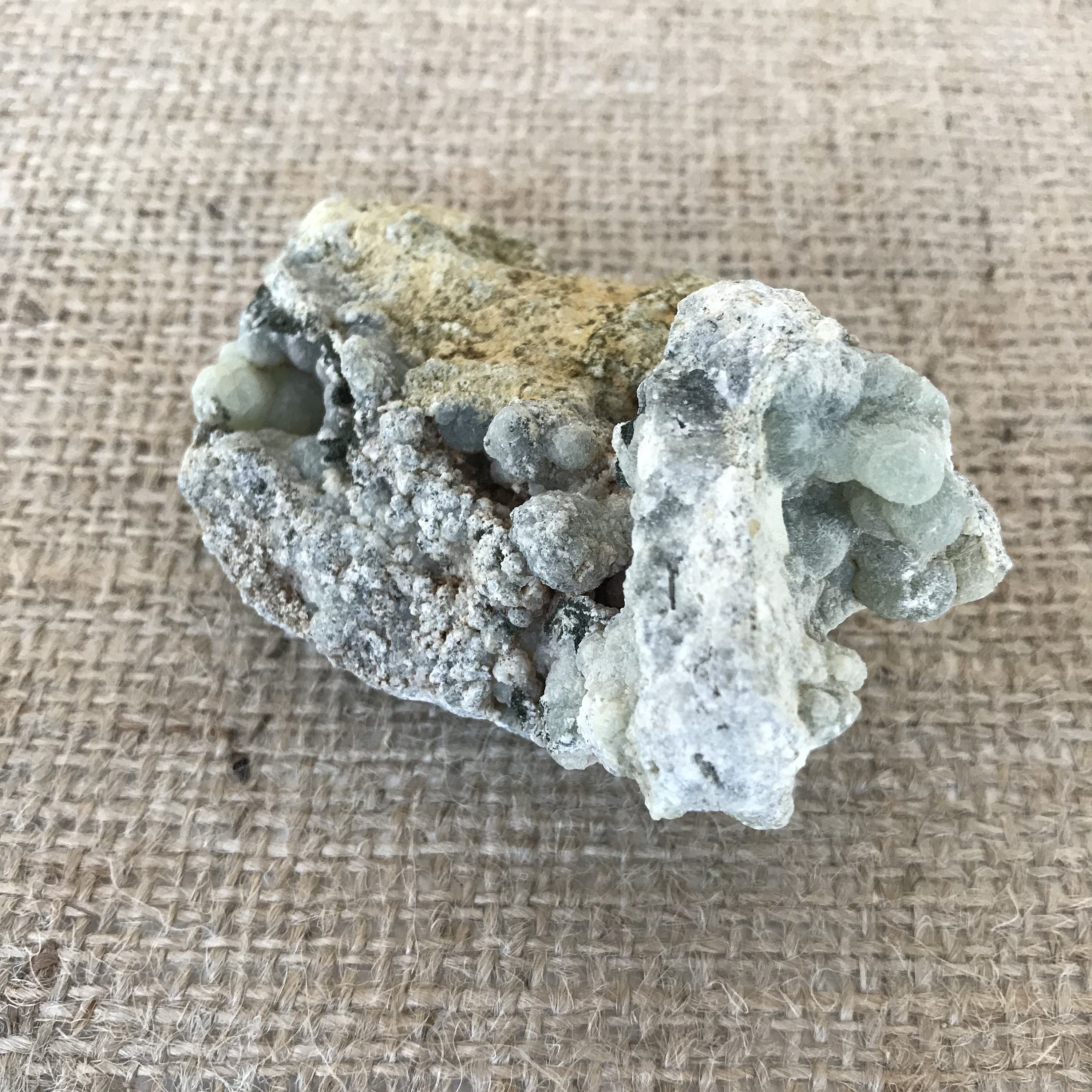 Prehnite specimen. Lower New Street Quarry. Medium size