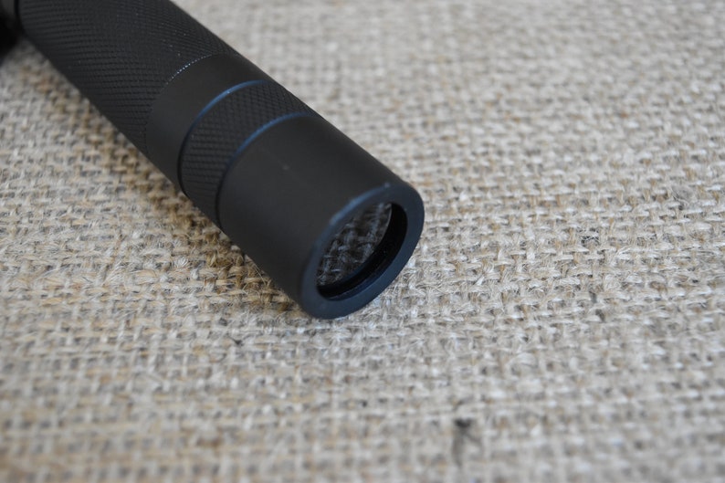 With UV bandpass filter Black Super powerful Convoy S2 Shortwave 365nm filtered UV flashlight torch