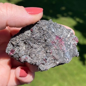 PINK ERYTHRITE Crystal Cluster from Morocco.