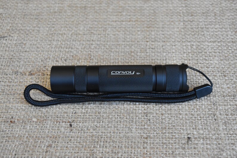 With UV bandpass filter Black Super powerful Convoy S2 Shortwave 365nm filtered UV flashlight torch