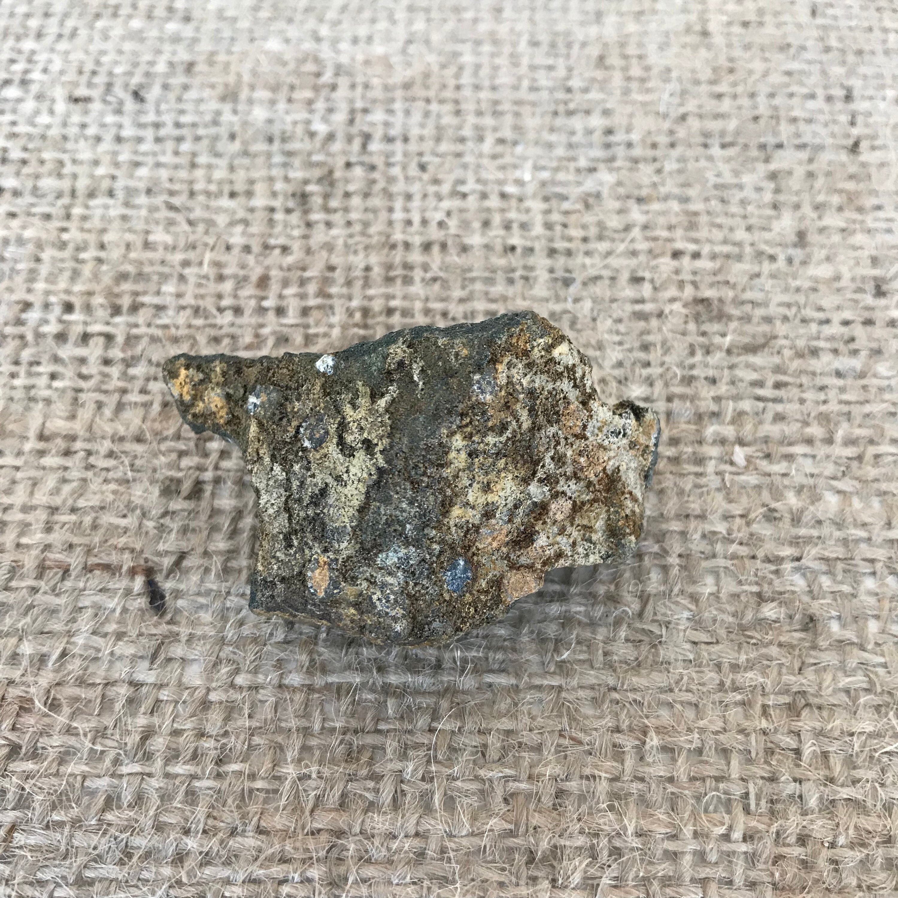 RARE pumpellyite and prehnite specimen. Lower New Street Quarry. Small