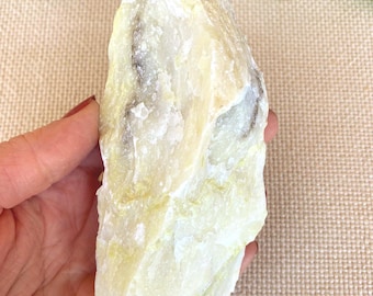 Banded Serpentinite - Yellow Serpentin-Jade - Rough/Raw Large piece from India - ET123