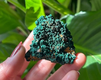 Malachite Mineral Specimen. Beautiful specimen from Morocco.