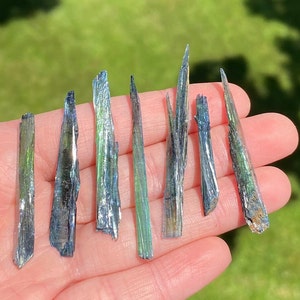 ONE VIVIANITE Crystal From Minas Gerais, Brasil. Approximately 1.5&quot; - 1.75&quot; each.