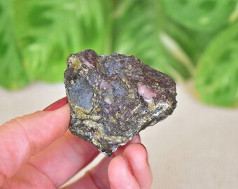RARE Carpholite, Hematite, and Manganese Oxide. From Biesenrode, Germany - ET124