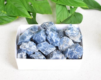 ONE BLUE CALCITE Crystal. From Chihuahua, Mexico. Approximately 0.75" - 1" each.