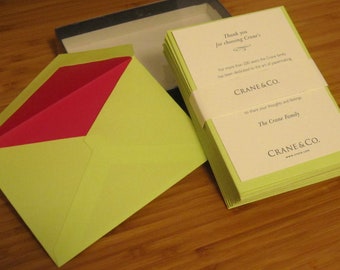 Hand Bordered Envelopes Limon Felt Finish.