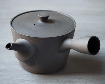 Kyusu Teapot SENCHA 690 Black - Nankei Pottery