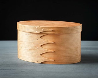 Shaker Tea Box Oval #5 Deep - Kenichi Okuno