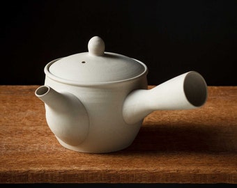 Kyusu Teapot Sand Small (Ceramic or Screen Mesh Filter) - Nankei Pottery