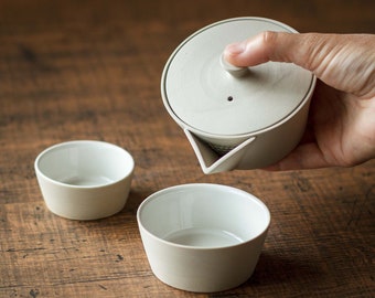 Houhin Tea Set Sand – Nankei Pottery