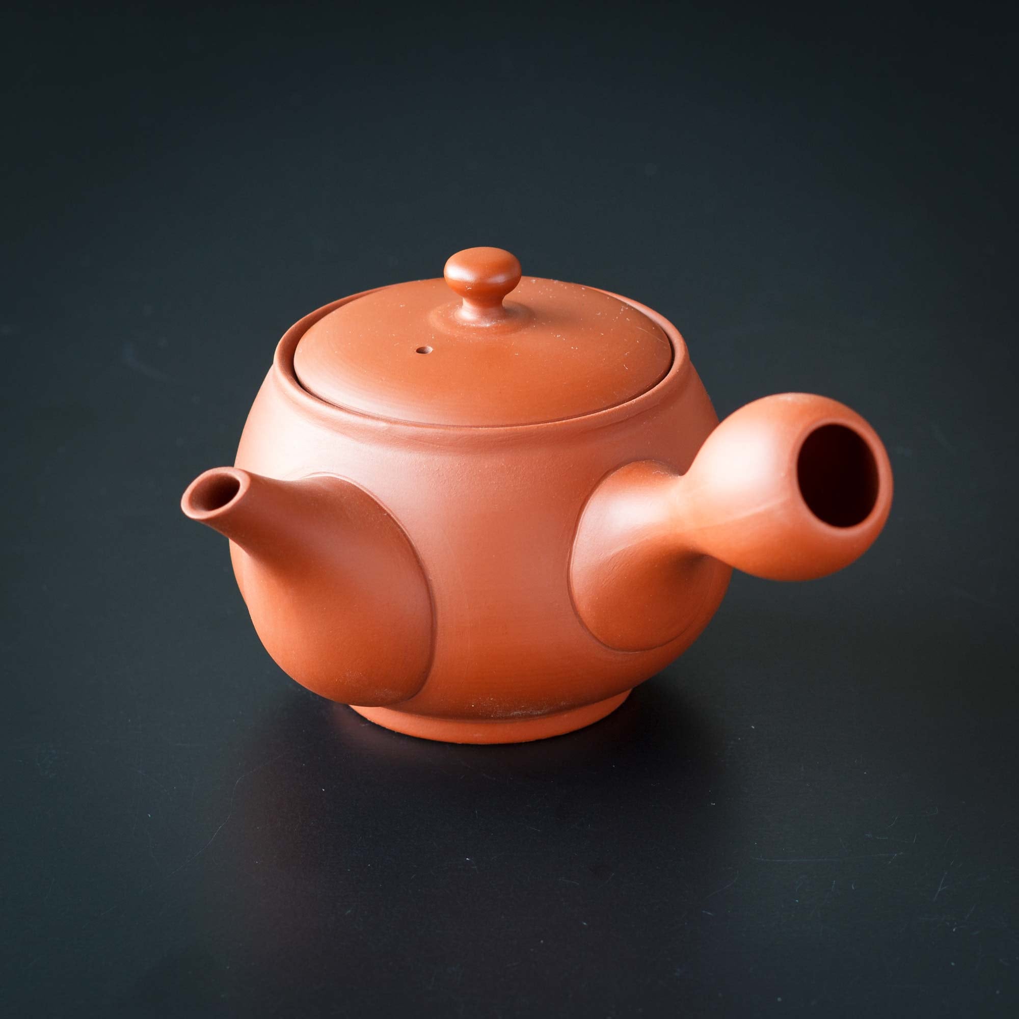 Japanese Kyusu Teapot TACH-BUKURO 立ち袋 Vermillion – Jinsui