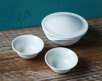 Shiboridashi Set (2 Cups) White – Yamatsu