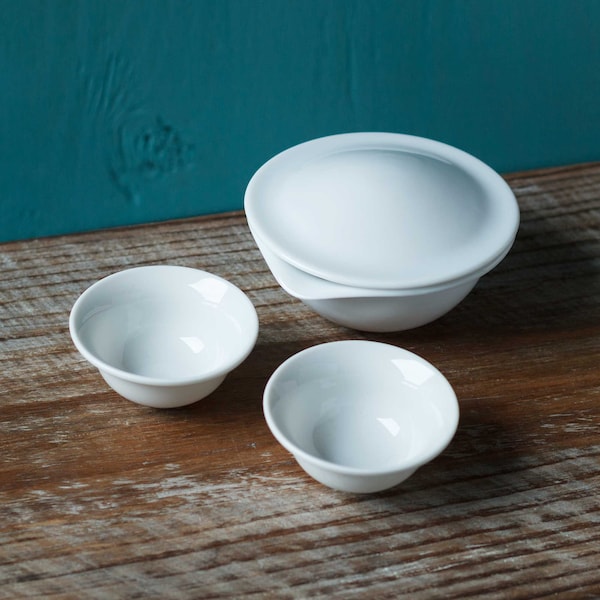 Shiboridashi Set (2 Cups) White – Yamatsu