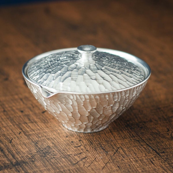 Houhin Hammered Silver Small - Risogama