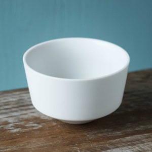 Tea Bowl, Chawan FRUSTUM White - Yamatsu