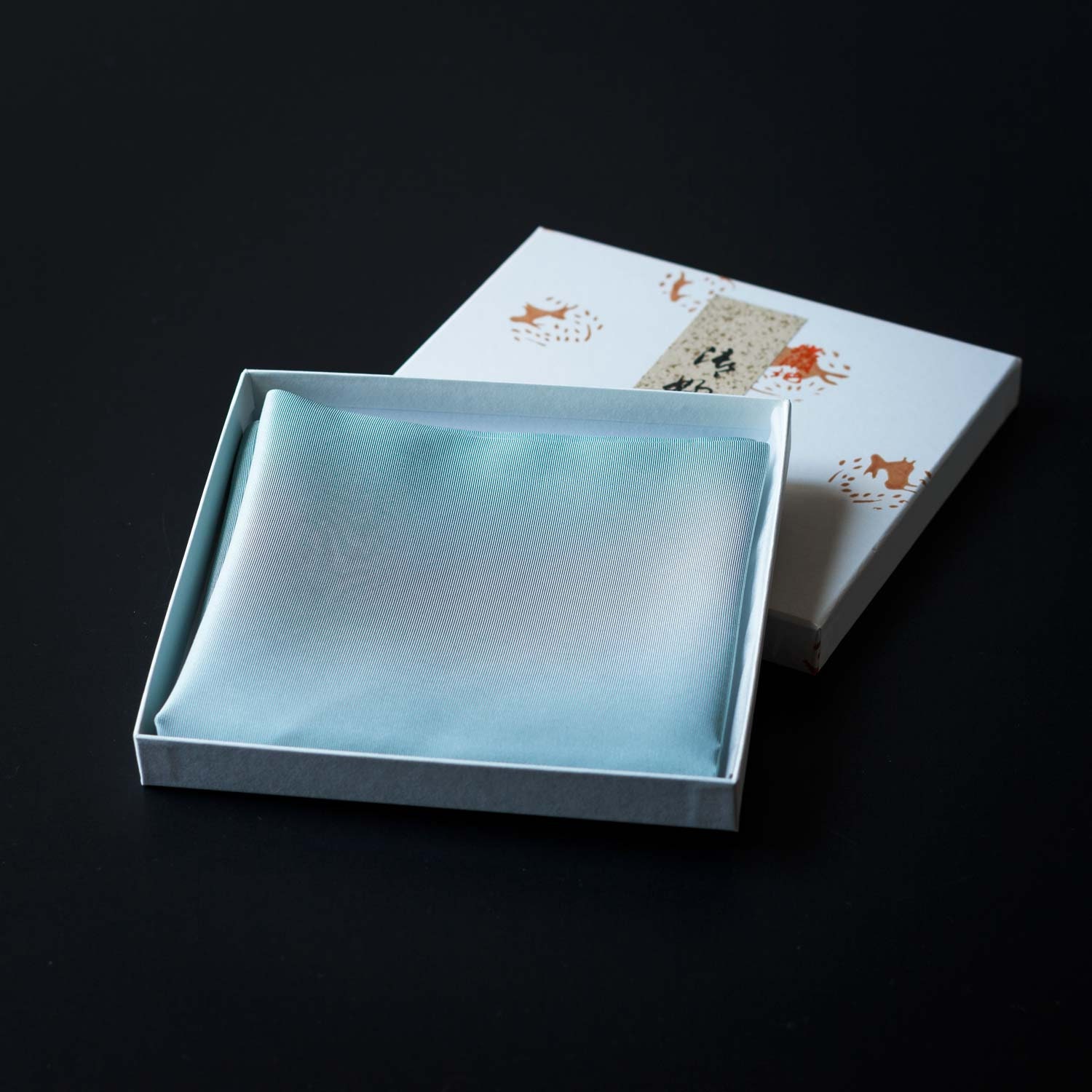 Koto Tea  Kyo-Sensu (Tea Ceremony Fan) Pastel Blue Susudake 5 sun