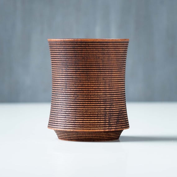 Yunomi Tea Cup TURARI Brown (S-) - Gato Mikio - Etsy