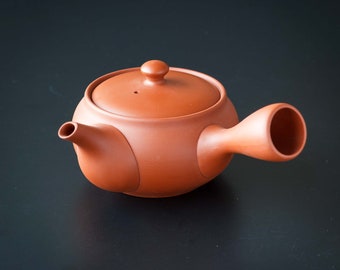 Japoński czajniczek Kyusu FUKUHIRA 福平 Vermillion – Jinsui Tokoname
