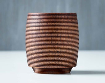 Yunomi Tea Cup TURARI Brown (S+)  - Gato Mikio