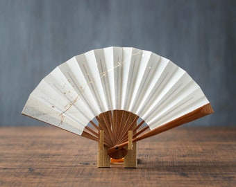 Kyo-Sensu (Tea Ceremony Fan) Beige Susudake 5 sun (Go-sun)