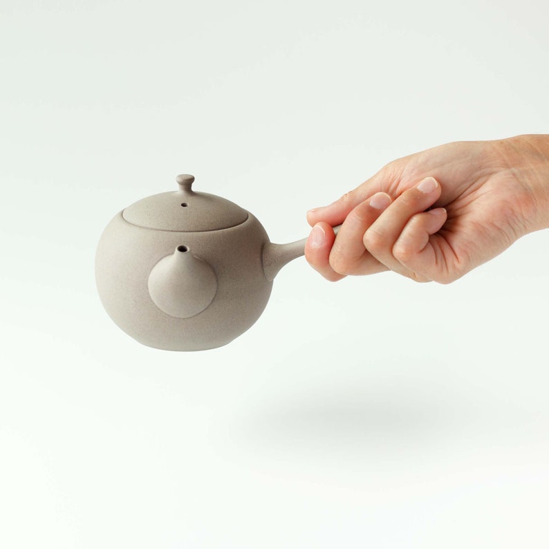 Teapot Kyusu TOKI Maru Gray – Jinsui Tokoname image 2