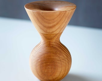Vase (Hanaire) MUSUBI 太陽 (Sun) Natural - Gato Mikio