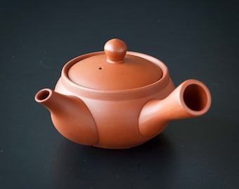 Teapot Kyusu HIRAFUKU 平福 Vermillion – Jinsui Tokoname