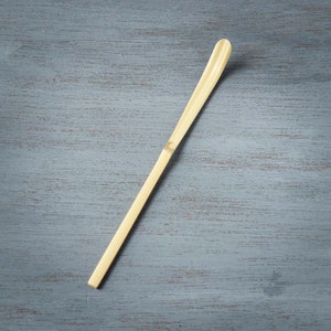 Chashaku, Bamboo Scoop Nakabushi White Bamboo – Kubo Komakichi