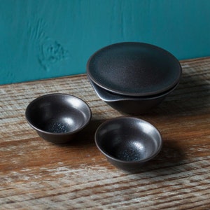 Ensemble de shiboridashi (2 tasses) noir – Yamatsu