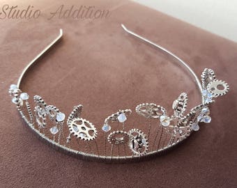 Steampunk Tiara - Wirework Tiara - Tiara Headband - Tiara Crown - Wedding Tiara - Prom Tiara - Wedding Accessories - Prom Accessories