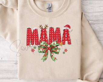 Christmas Mama PNG, Mama PNG, Christmas Designs, Christmas Letters, Trending, Popular PNG