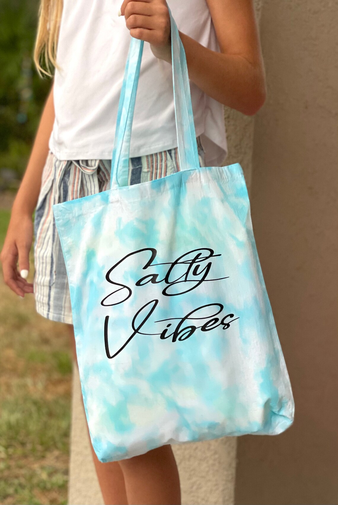Salt Vibes Tote Beach Tote Bag Summer Tote Bag Etsy