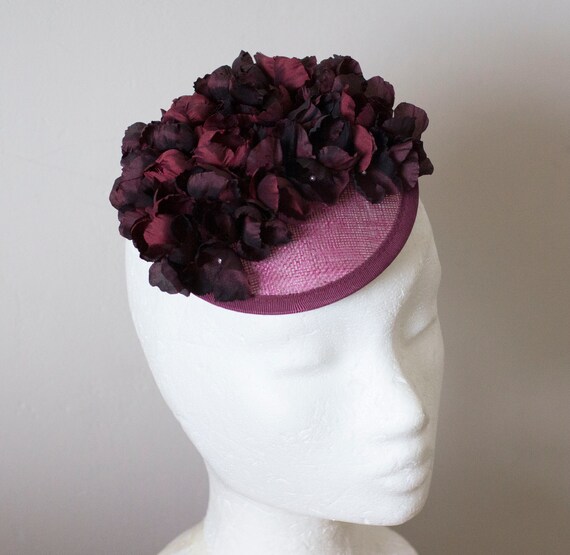 berry coloured hat