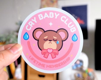 Vinyl Sticker - Cry baby club