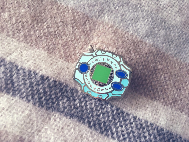 Digimon Digivice Enamel Pin image 1