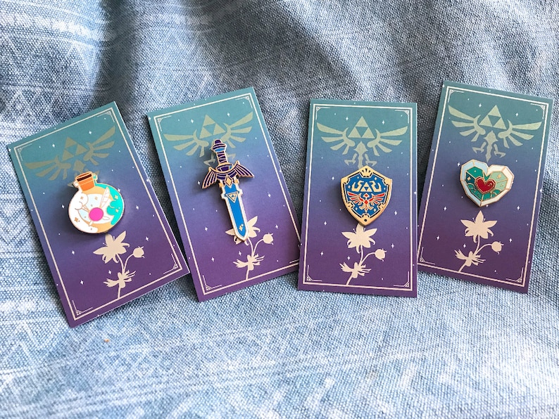 Legend of Zelda Breath of the Wild Collection Enamel Pins Etsy Canada