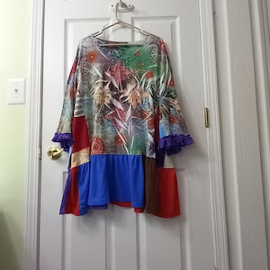 Upcycled clothing,handmade clothing,upcycled dress,upcycled tunic,Sherry Jones Designs,all knit,soft,comfy,boho,quality workmanship