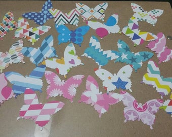 Butterfly die cut | 100 butterflies per pack