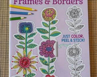 Color Your Own Stickers, Coloring Books, Adult Coloring Books